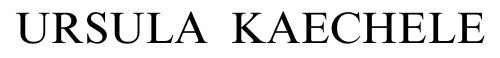 Ursula Kaechele